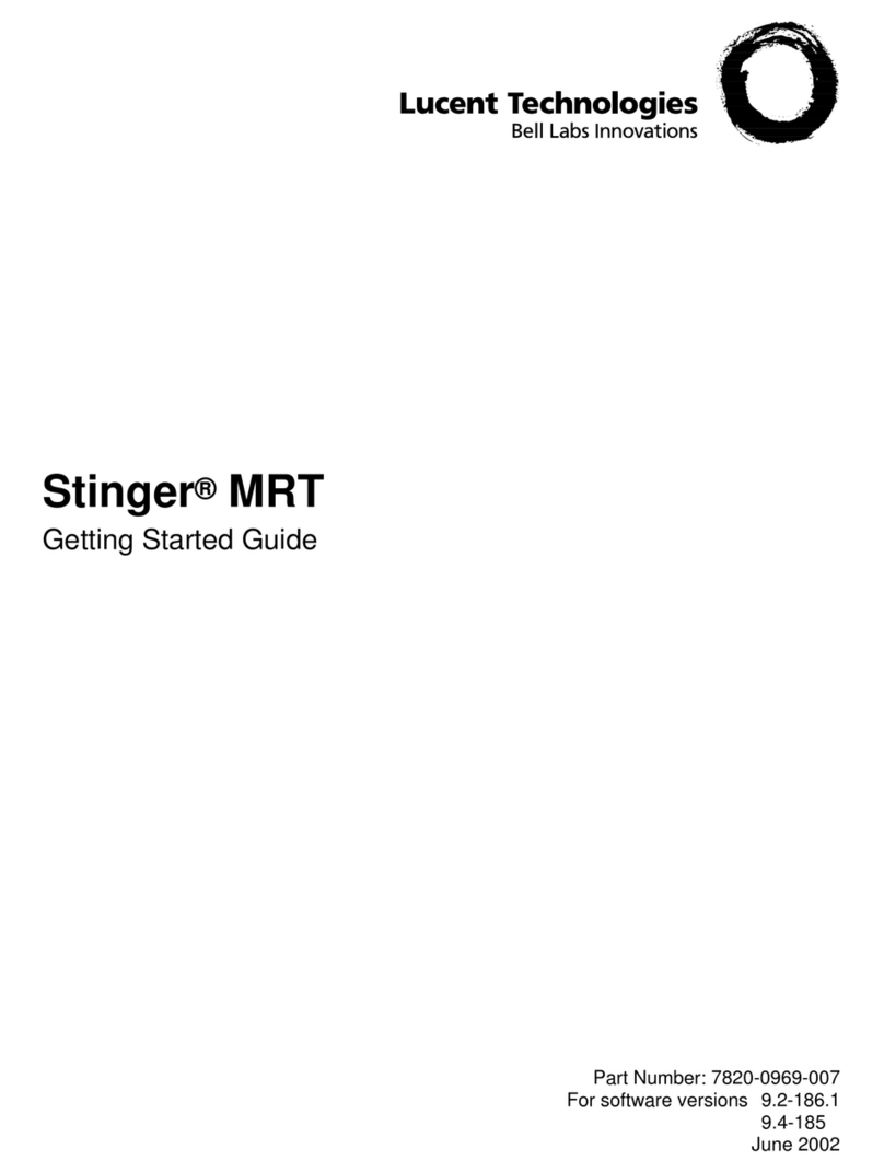 Lucent Technologies Stinger MRT Manuale utente