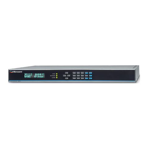 Microsemi SyncServer S600 Manuale utente