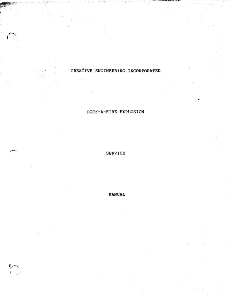 Creative Engineering ROCK-A-FIRE EXPLOSION Manuale utente