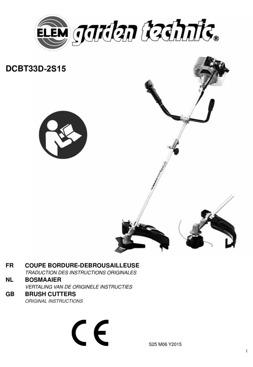 Elem Garden Technic DCBT33D-2S15 Manuale utente