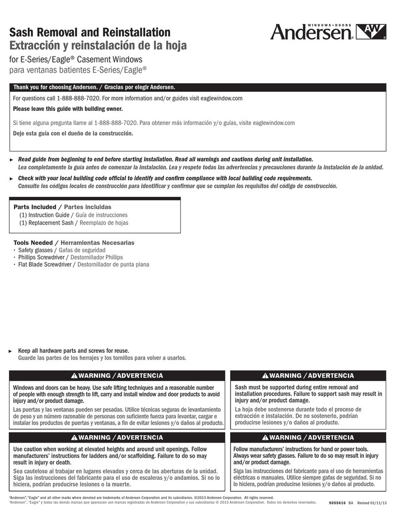 Andersen Eagle E Series Manuale utente