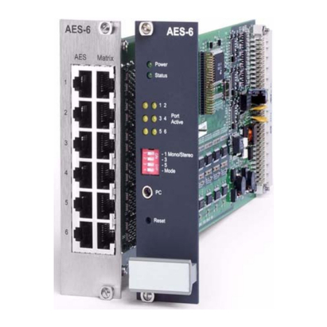Clear-Com ECLIPSE AES-6 Manuale utente