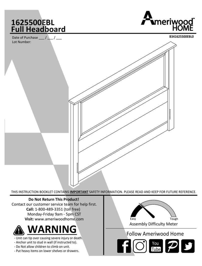 Ameriwood HOME 1625500EBL Manuale utente