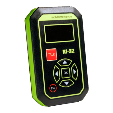 MOBILE INTERCOM RI-32 Manuale utente
