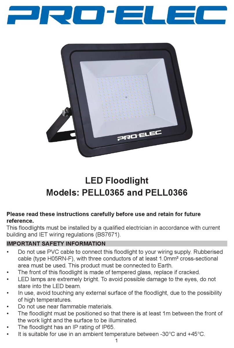 Pro-Elec PELL0365 Manuale utente