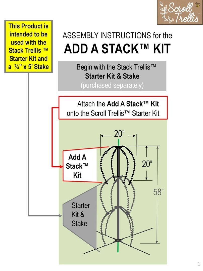 Scroll Trellis ADD A STACK KIT Manuale utente