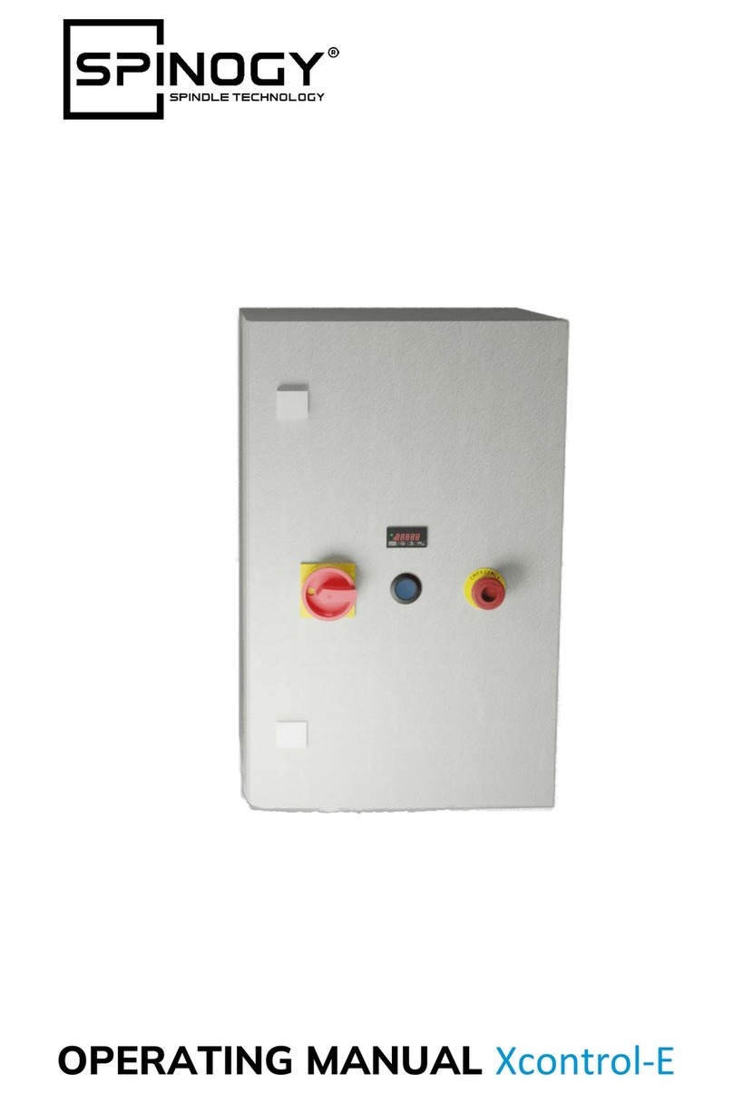 SPINOGY Xcontrol-E Manuale utente