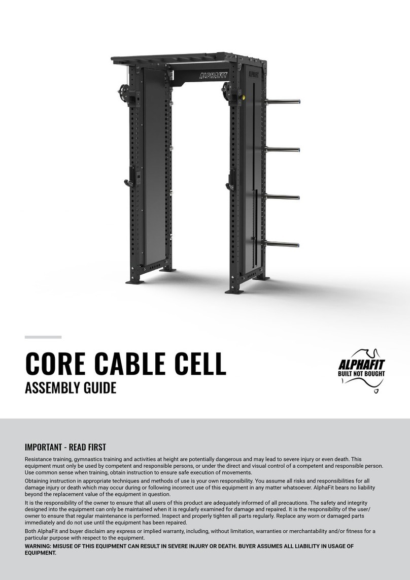 ALPHAFIT CORE CABLE CELL Manuale utente