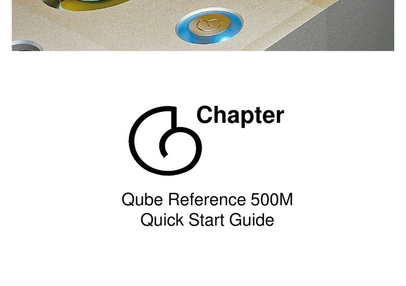 Chapter Qube Reference 500M Manuale utente