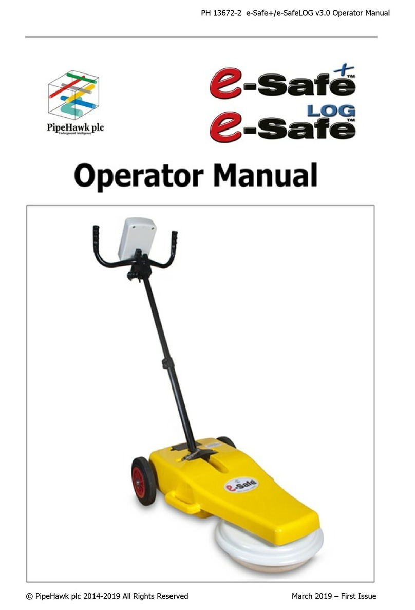 PipeHawk E-Safe + Manuale utente