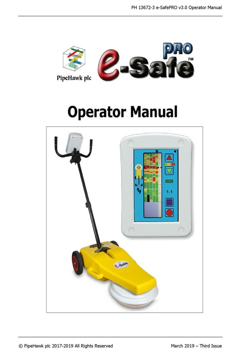 PipeHawk E-Safe Pro Manuale utente