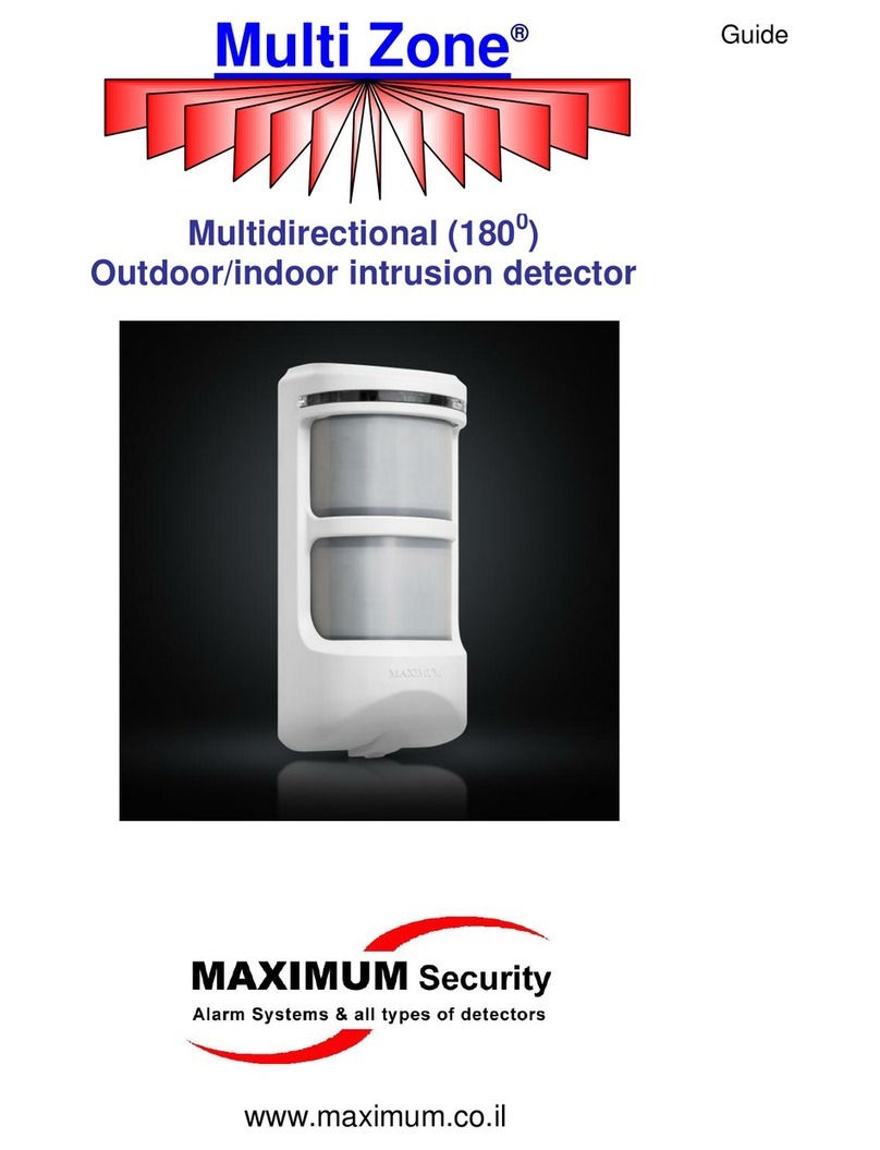 MAXIMUM Security Multi Zone Manuale utente