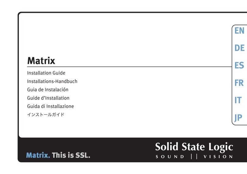Solid State Logic Matrix Manuale utente