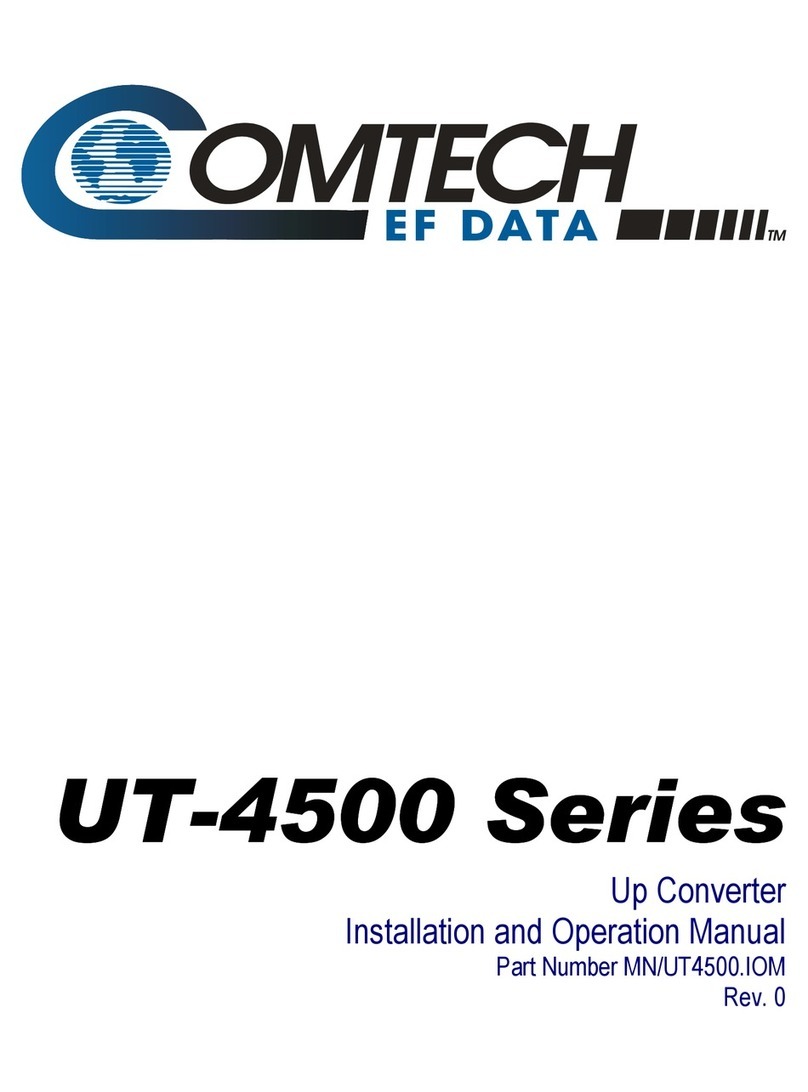 Comtech EF Data UT-4518E-1 Manuale utente