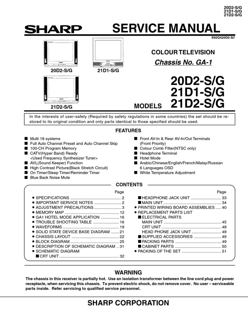 Sharp 20D2-S Manuale utente