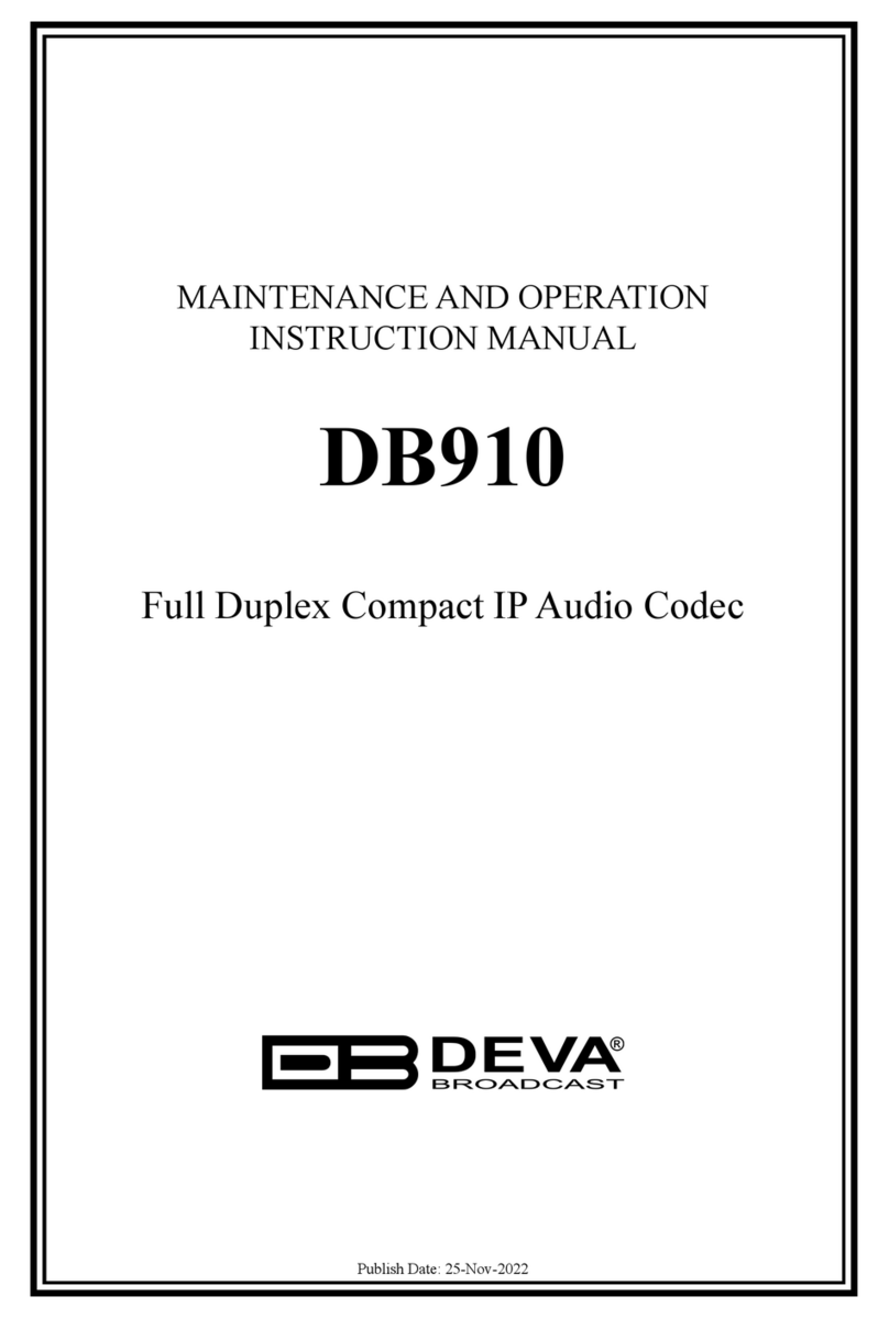 DEVA DB910 Manuale utente