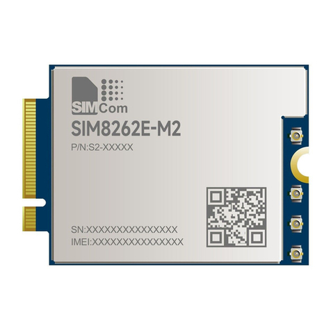 SIMCom Wireless Solutions SIM8262E-M2 Manuale utente