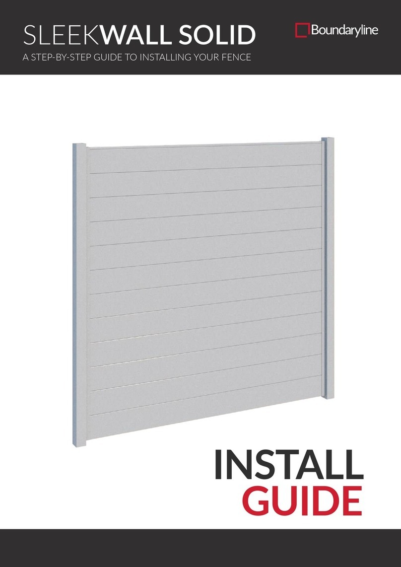 Boundaryline SLEEKWALL SOLID Manuale utente