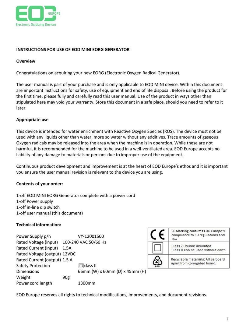 EOD MINI EORG Manuale utente
