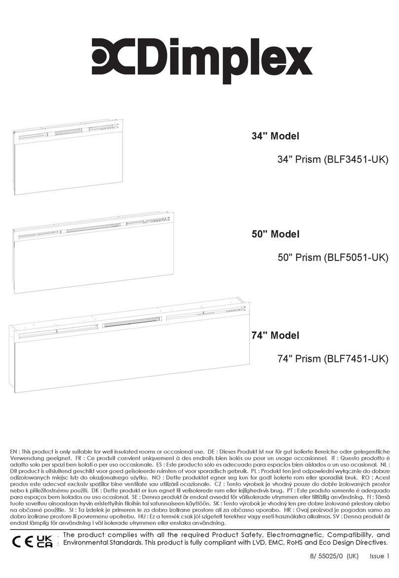 Dimplex PRISM 34 Manuale utente
