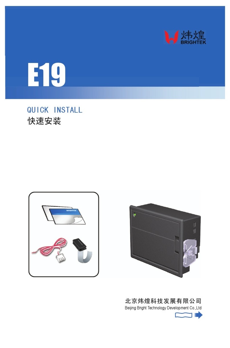 Brightek E19 Istruzioni per l’uso Brightek E19 Istruzioni per l’uso