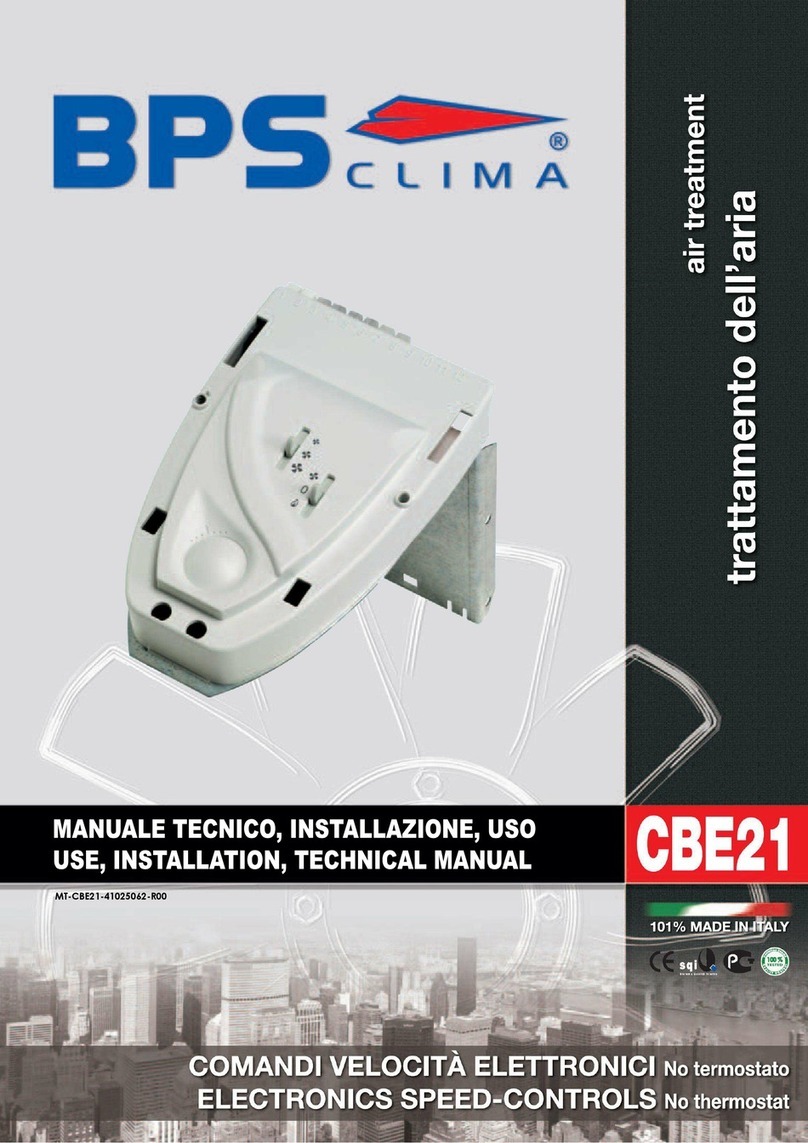 BPS CLIMA CBE21 Manuale utente