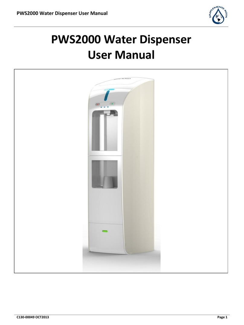 SIMPLEMENTE AGUA PWS2000 Manuale utente