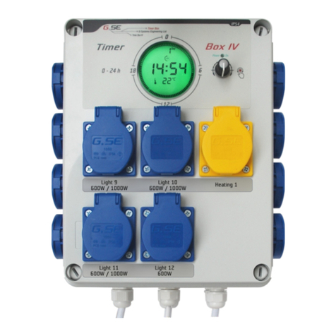 GSE Timer box IV Manuale utente
