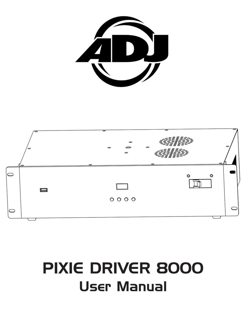 ADJ PIXIE DRIVER 8000 Manuale utente