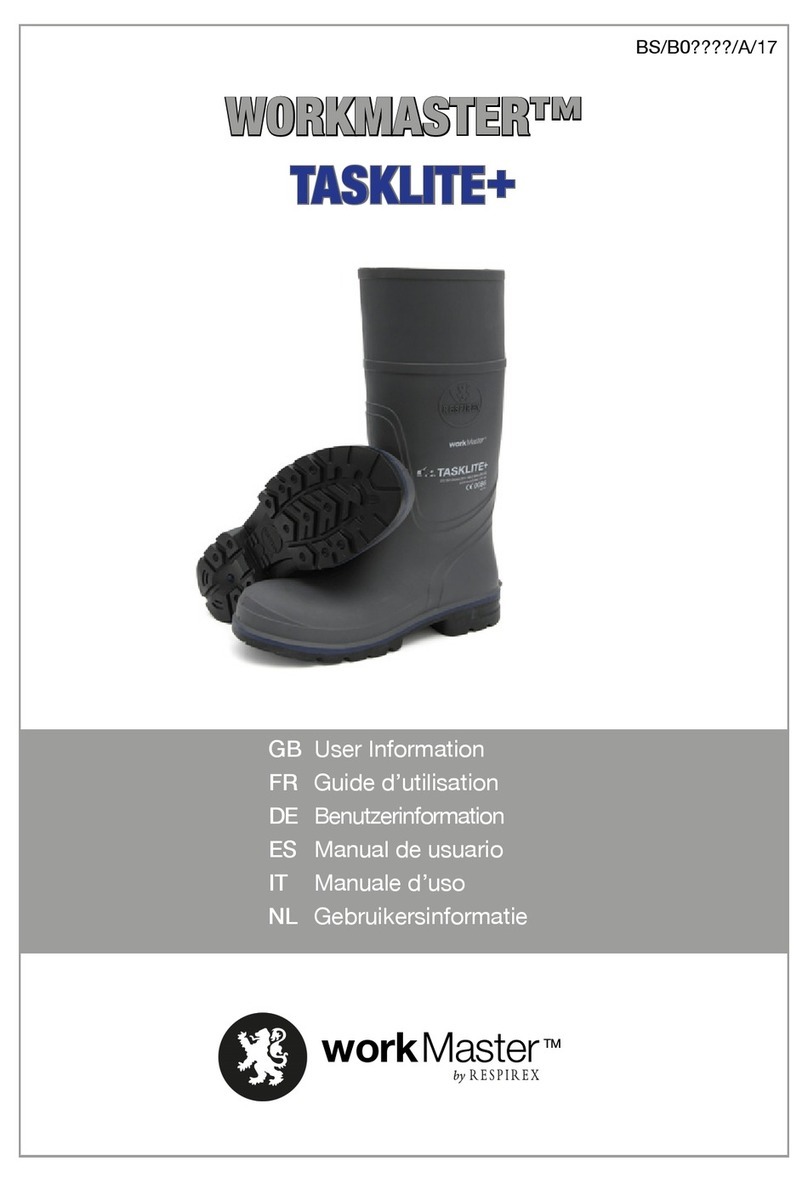 Respirex WORKMASTER TASKLITE+ Manuale operativo