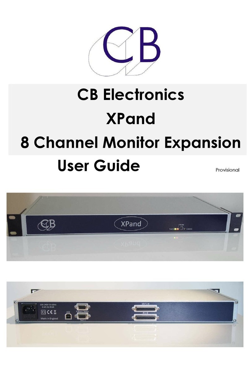 CB ELECTRONICS XPand Manuale utente