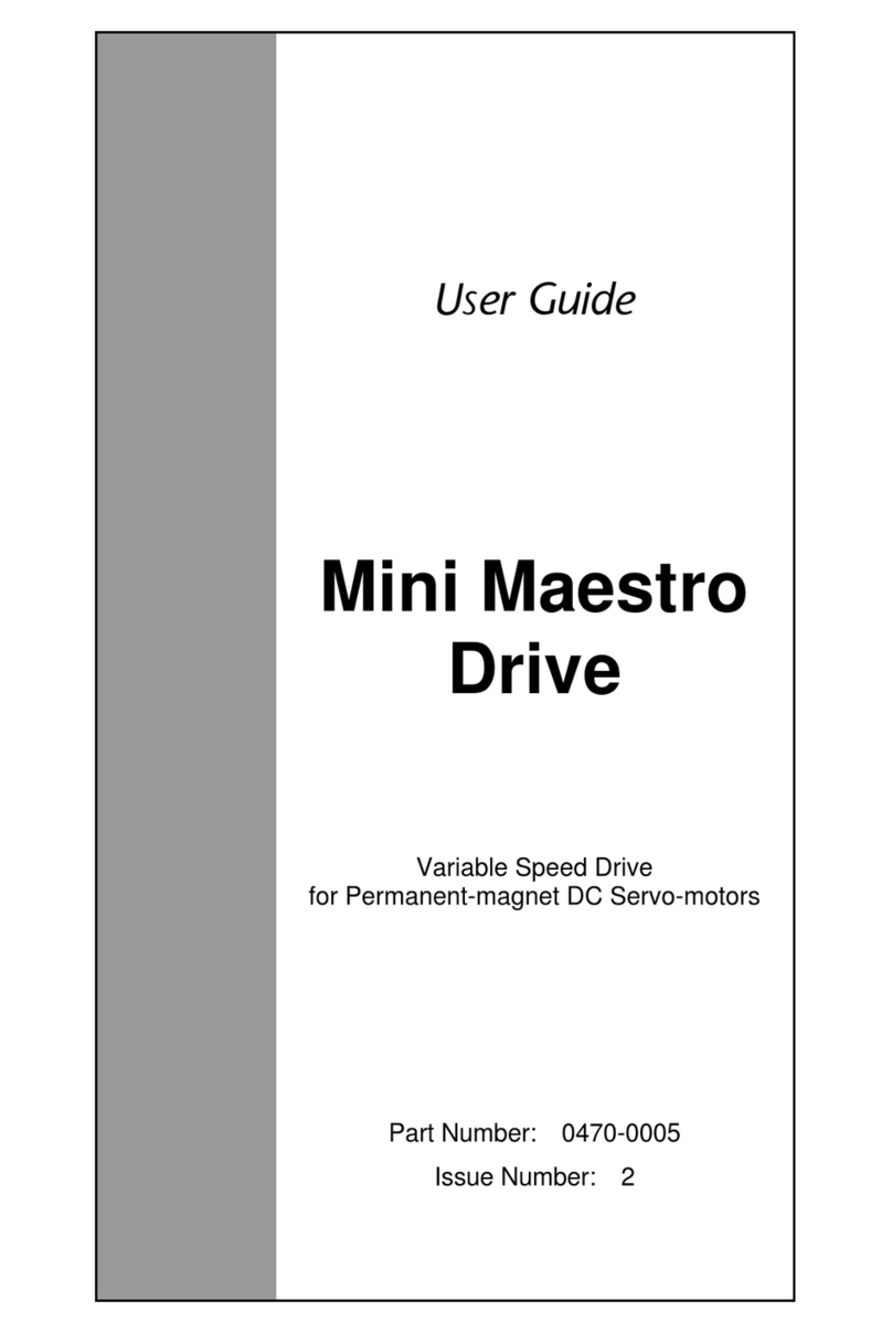Control Techniques Mini Maestro Drive Manuale utente