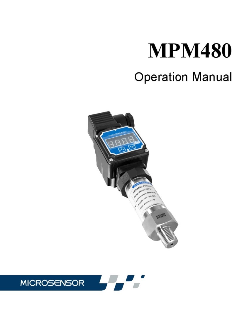 Microsensor MPM480 Manuale utente