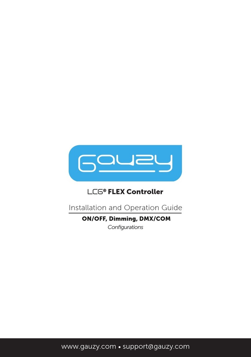 Gauzy LC6 FLEX Controller Istruzioni operative