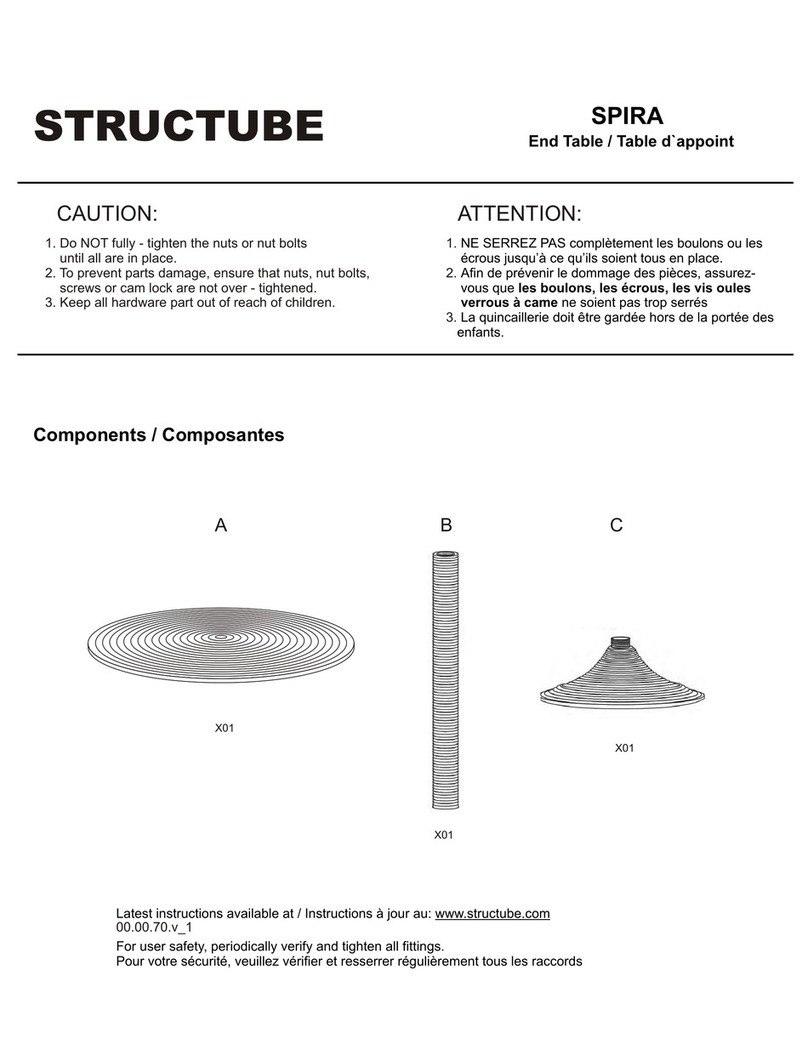 STRUCTUBE SPIRA Manuale utente