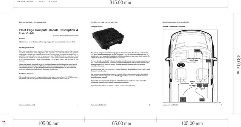 Amazon Fleet Edge Compute Module Manuale utente Amazon Fleet Edge Compute Module Manuale utente