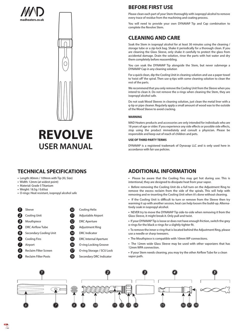 MAD REVOLVE Manuale utente
