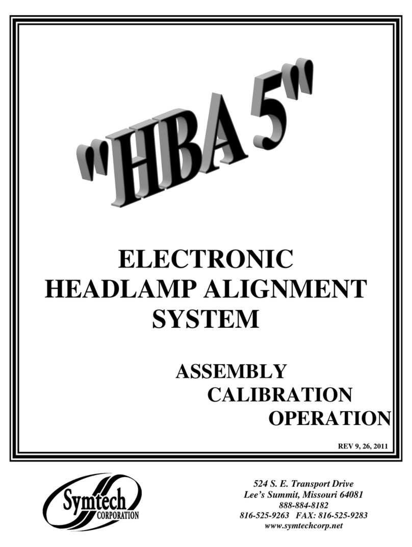 Symtech HBA 5 Manuale per l'uso e la cura