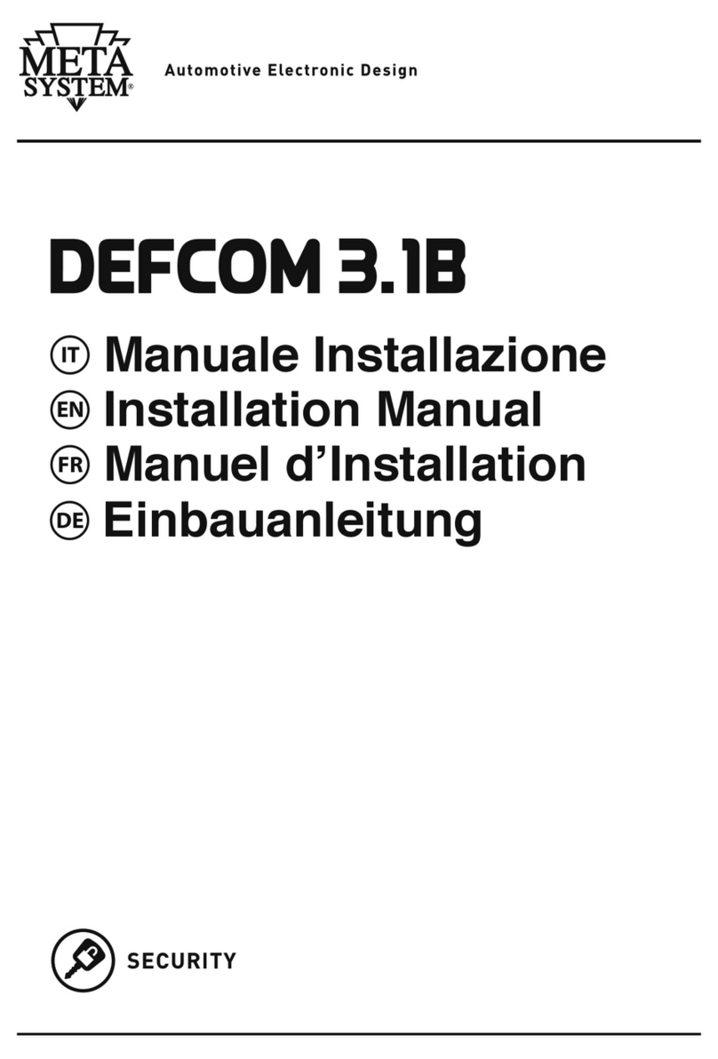 MetaSystem DEFCOM 3.1B Manuale utente