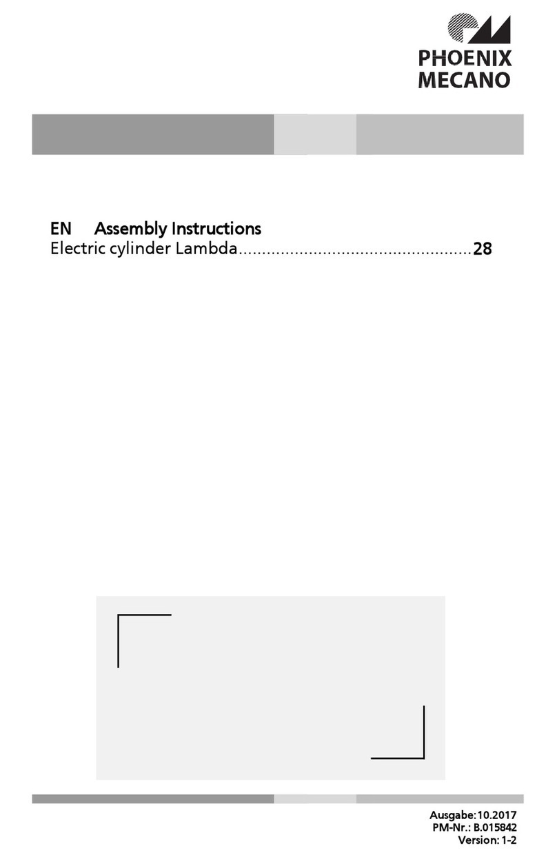 Phoenix Mecano Lambda Manuale utente