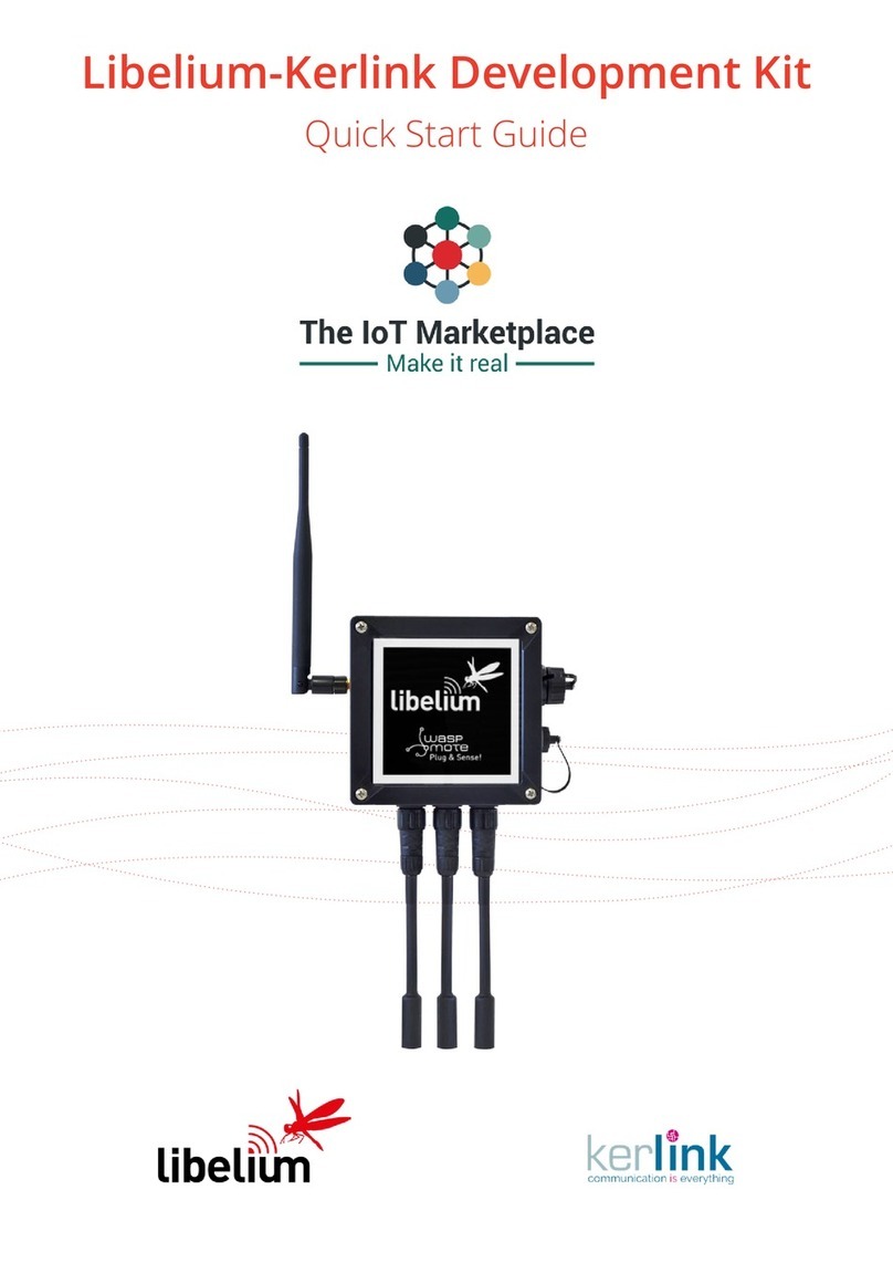Libelium Kerlink IoT Application Development Kit Manuale utente