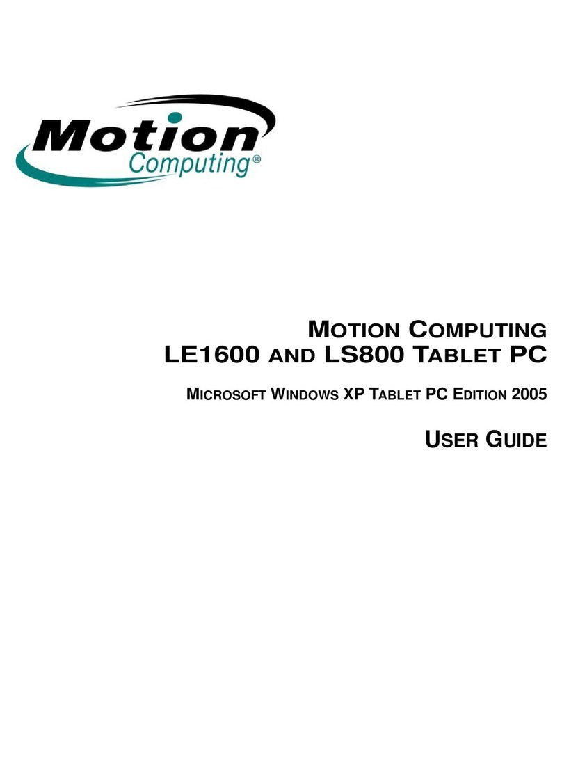Motion Computing LS800 Manuale utente