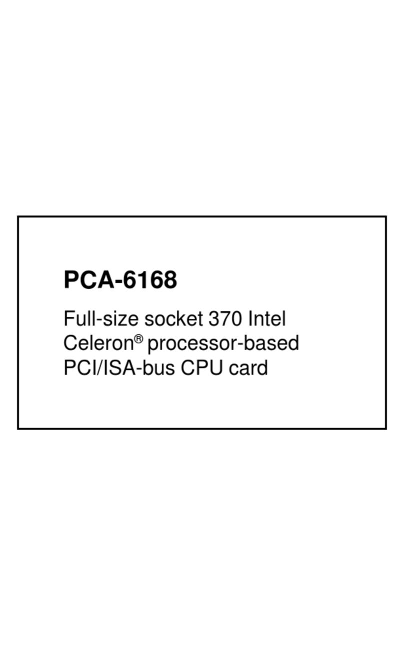 Advantech PCA-6168 Manuale utente Advantech PCA-6168 Manuale utente