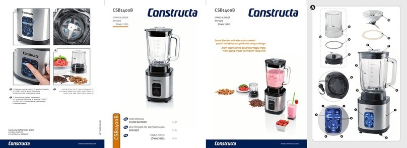 CONSTRUCTA CSB1400B Manuale utente