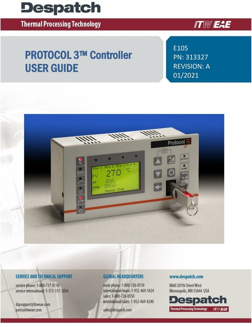 Despatch PROTOCOL 3 Manuale utente