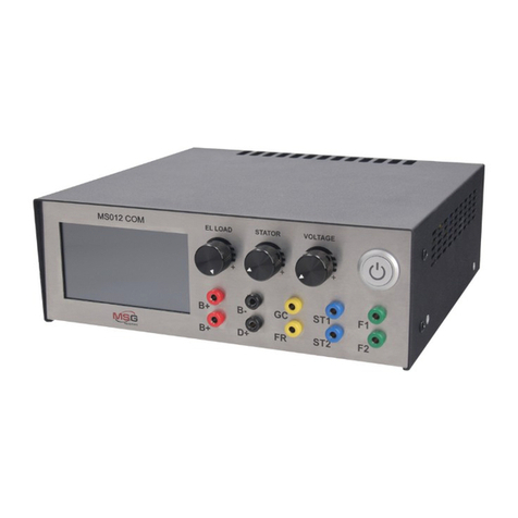 MSG MS012 COM Manuale utente