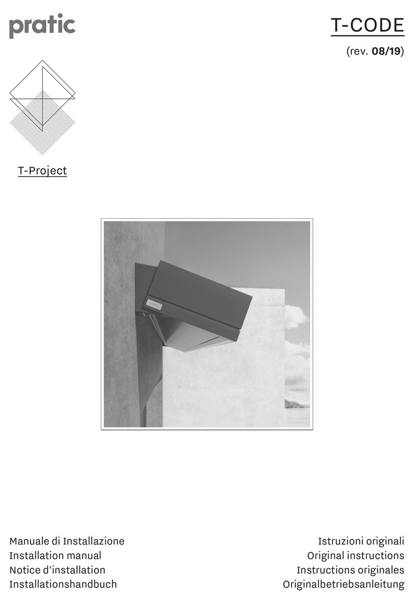 pratic T-Project T-Code Manuale utente
