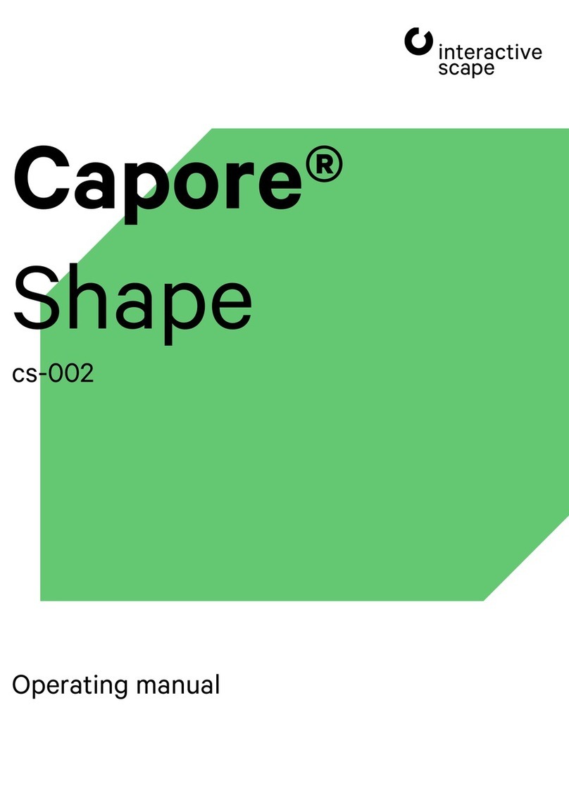 interactive scape Capore Shape Manuale utente
