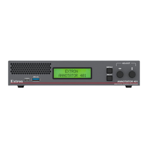 Extron electronics Annotator 401 Manuale utente