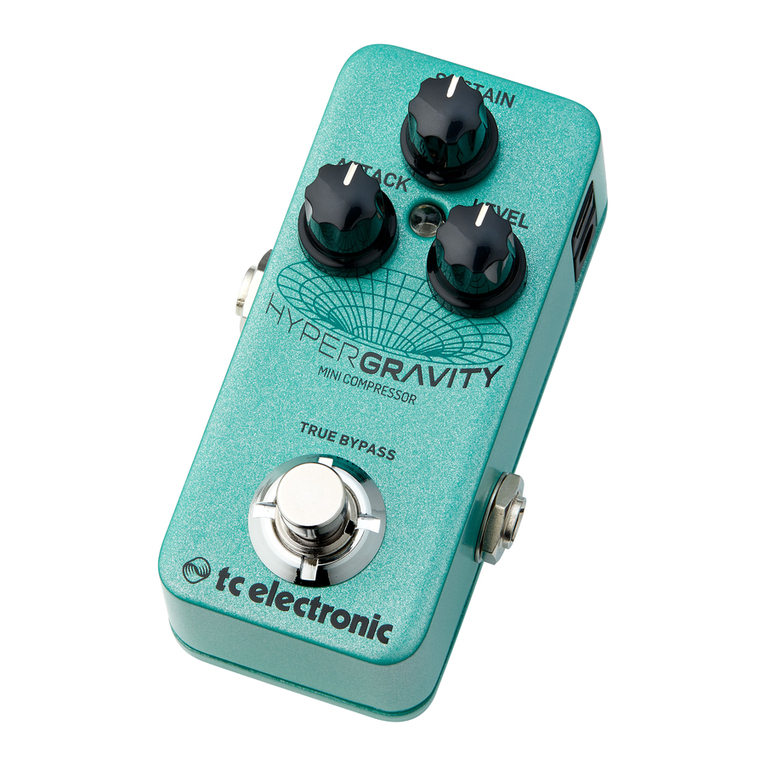 TC Electronic HYPERGRAVITY Manuale utente